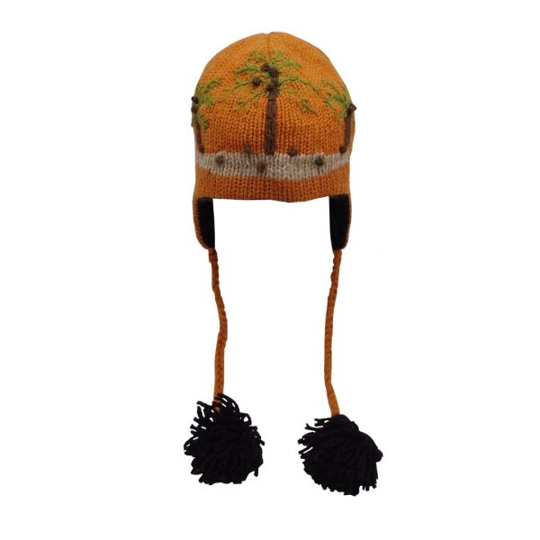Coconut Tree Earflap Hat