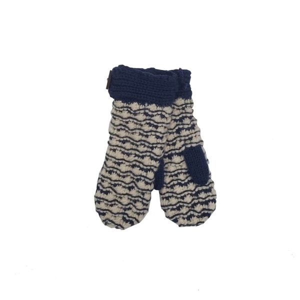Wave Crochet Mitten